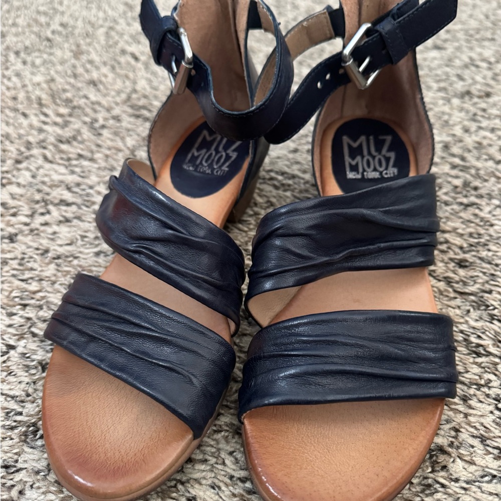Miz Mooz Women's Navy Sandals